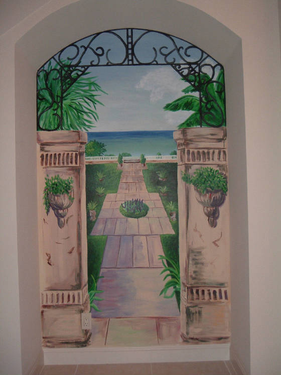 tuscan mural